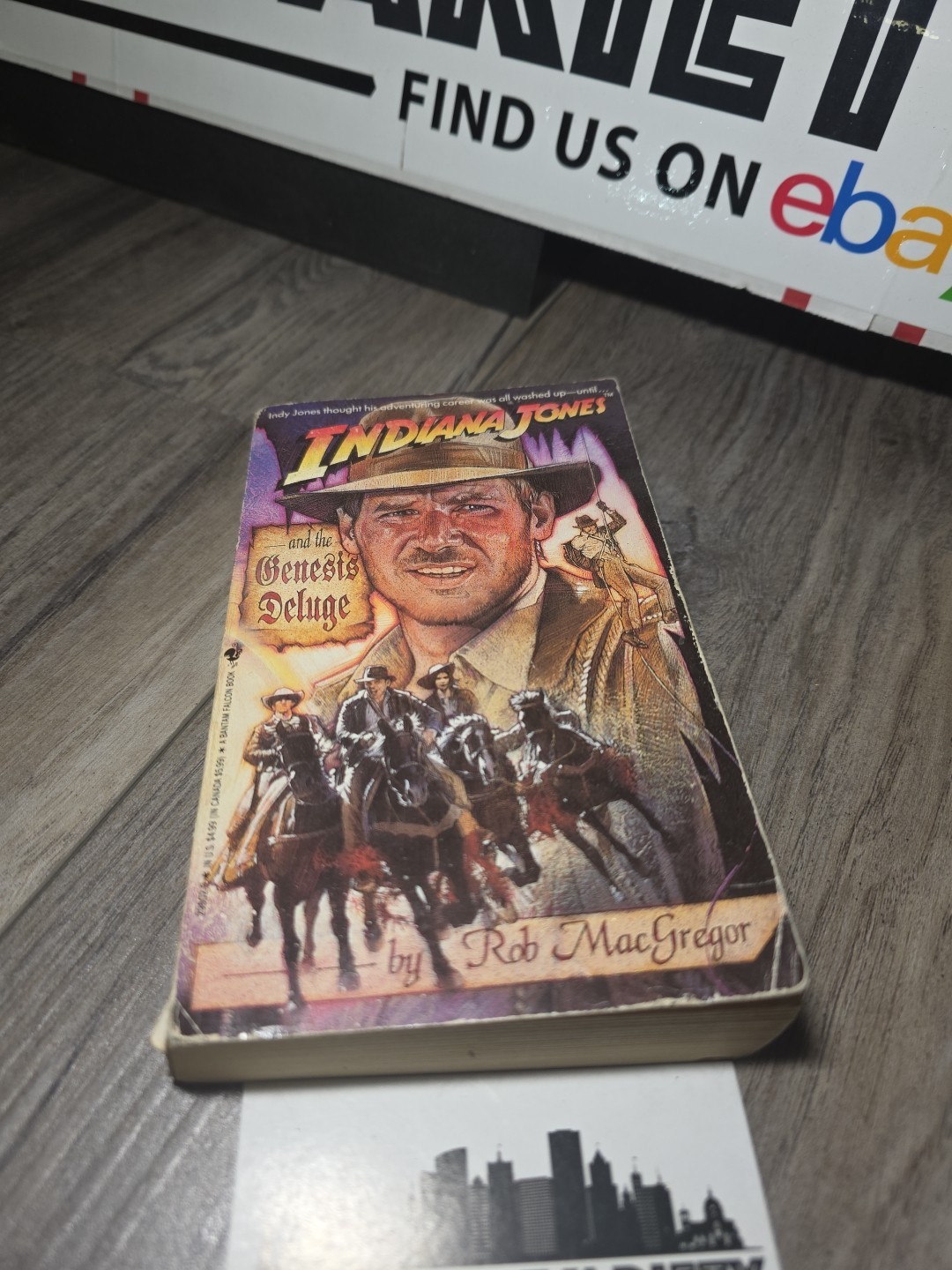 Indiana Jones and the Genesis Deluge (A Bantam Falcon Book) By Rob MacGregor