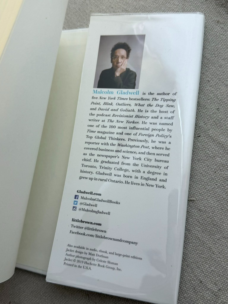 TALKING TO STRANGERS Malcolm Gladwell ~ FLAT SIGNED (not a label) 1st Edition HC