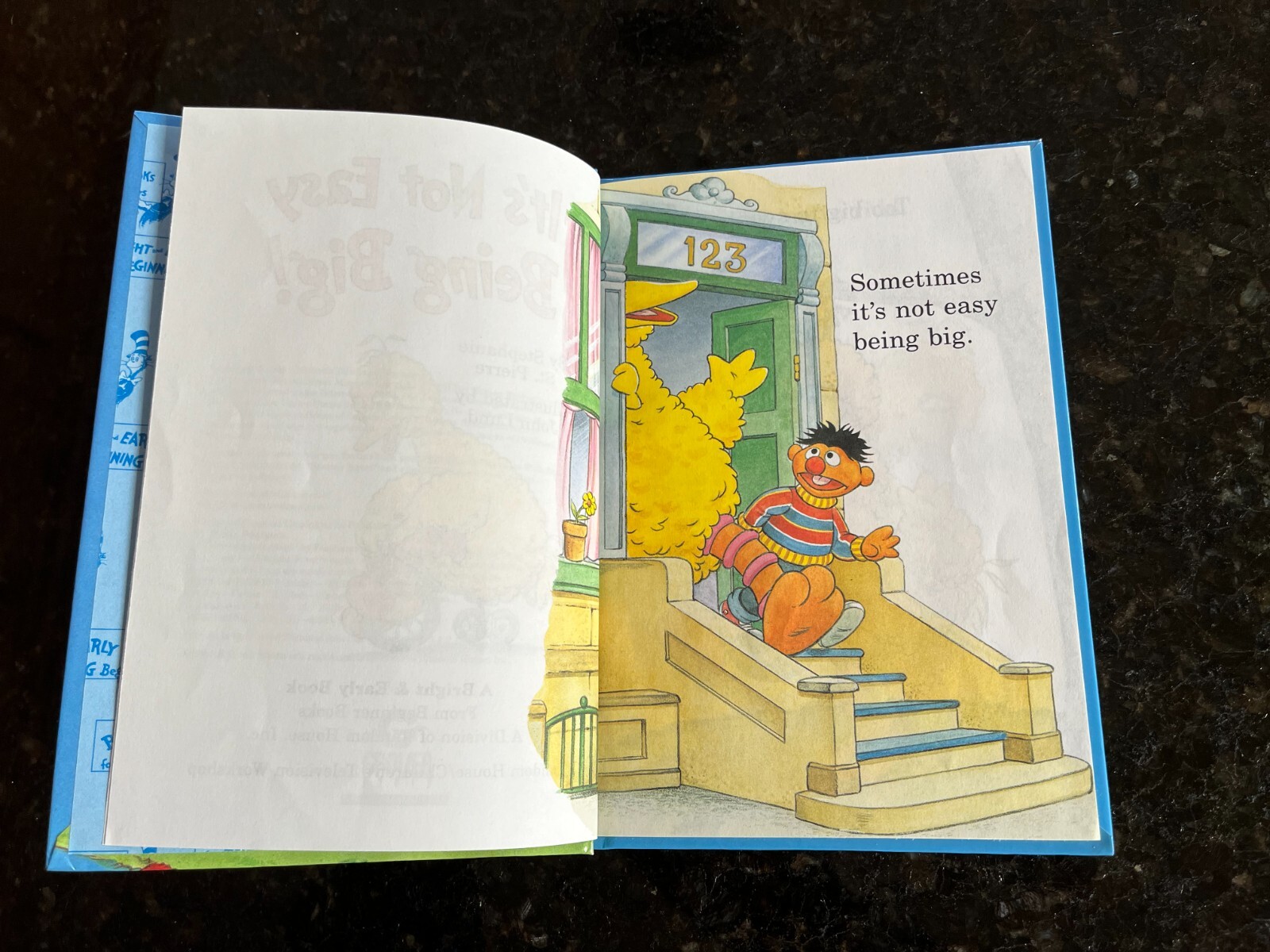 It’s not easy being big sesame street BEGINNER BOOK DR. SEUSS 6.25″ x 8.75″ #1
