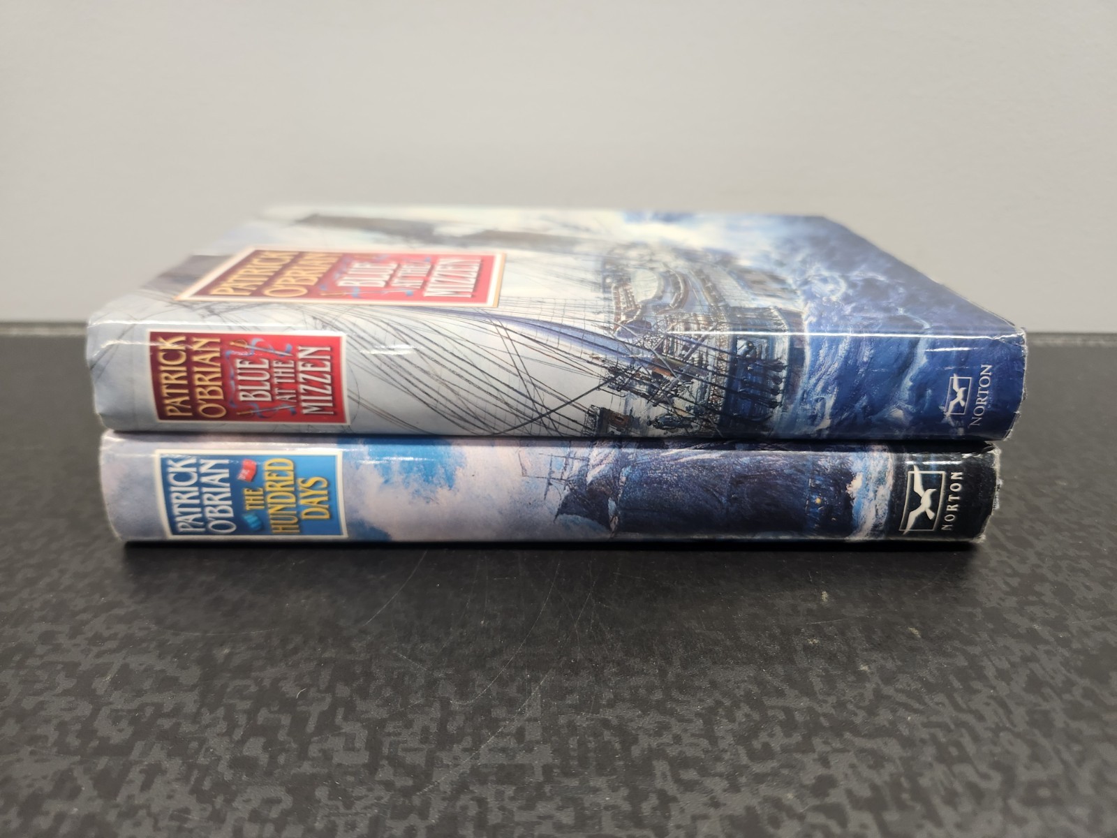 (2) Patrick O’Brian Books The Hundred Days Blue at the Mizzen Maturin 1st Ed HC