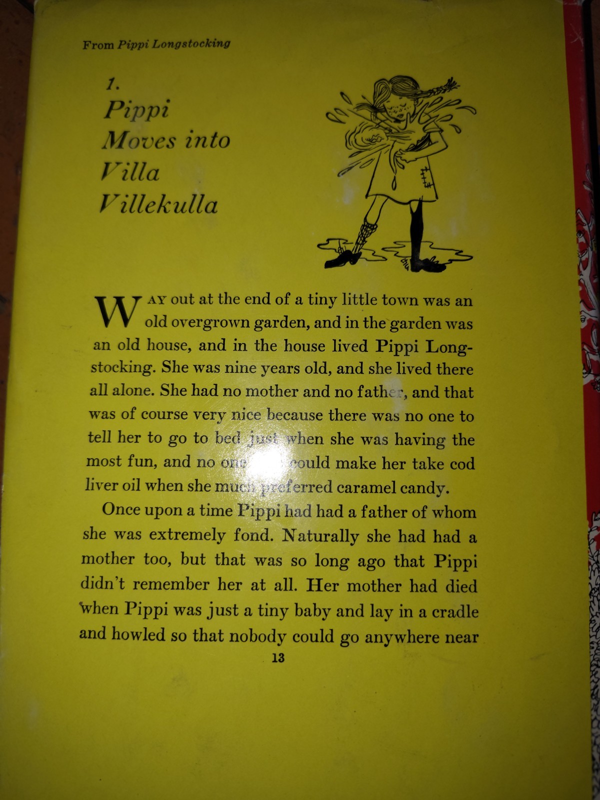 Pippi Longstocking ~ Astrid Lindgren ~ HARDCOVER ~ Viking ~ Book Club edition