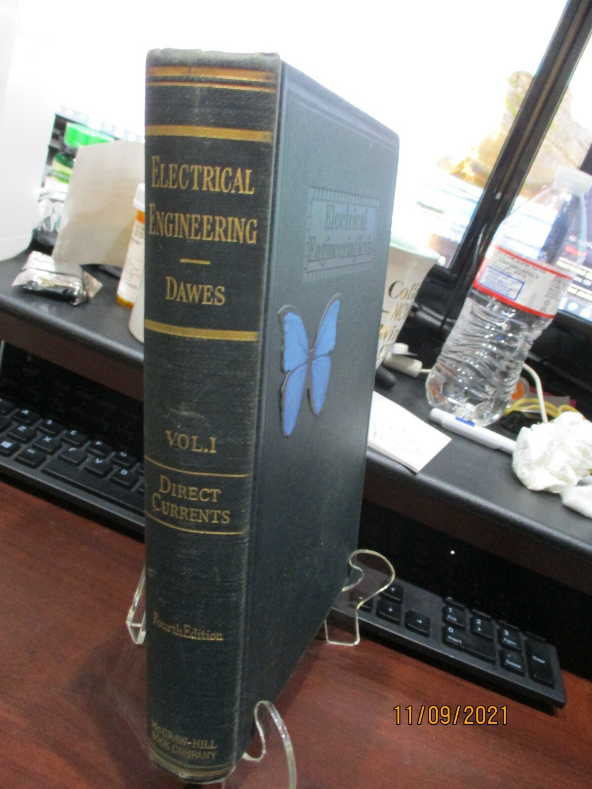 ELECTRICAL ENGINEERING TEXTS Vol 1 hc Direct Currents Chester L Dawes 1952 4th
