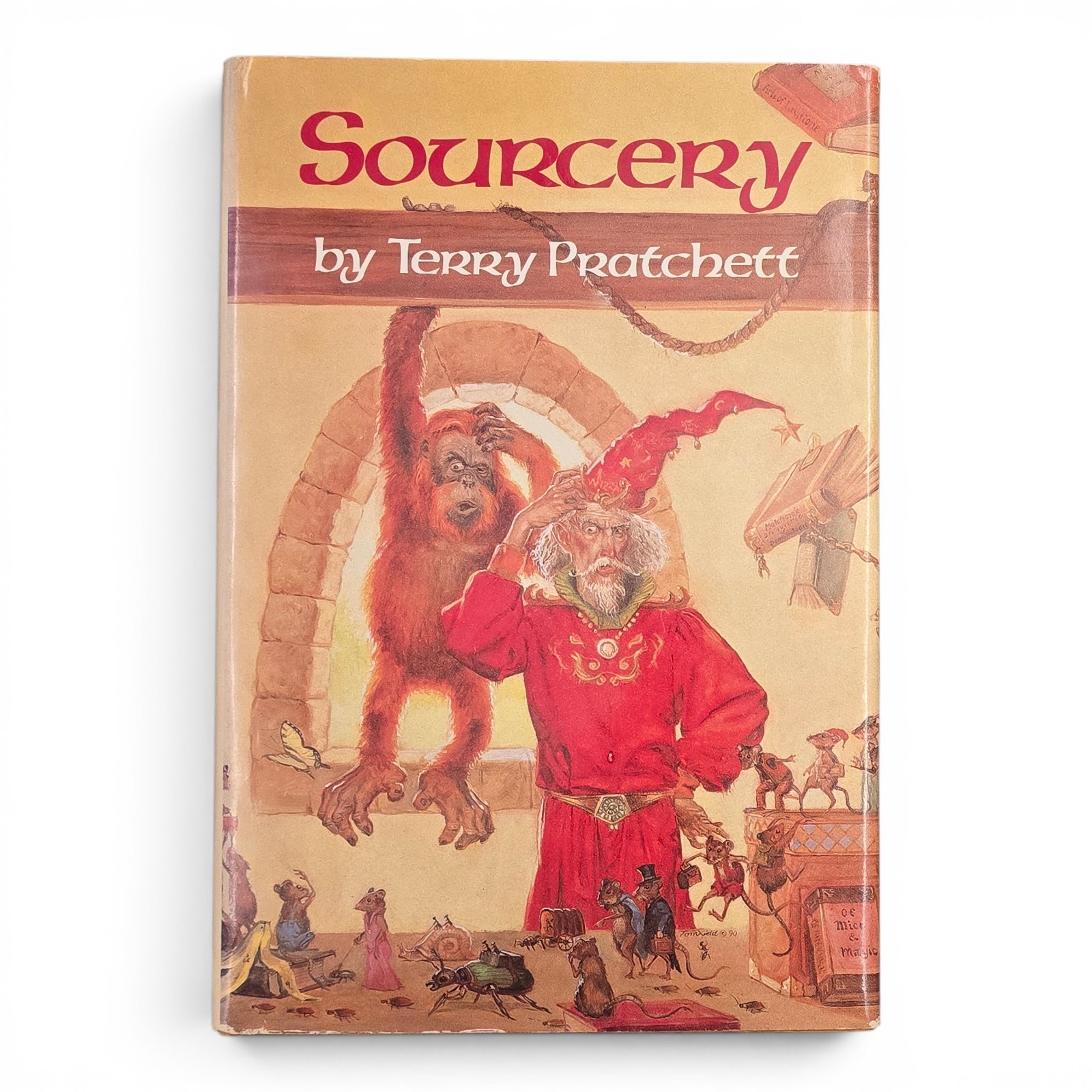 SOURCERY (1989) Hardcover Book by Terry Pratchett SIGNET New American Library