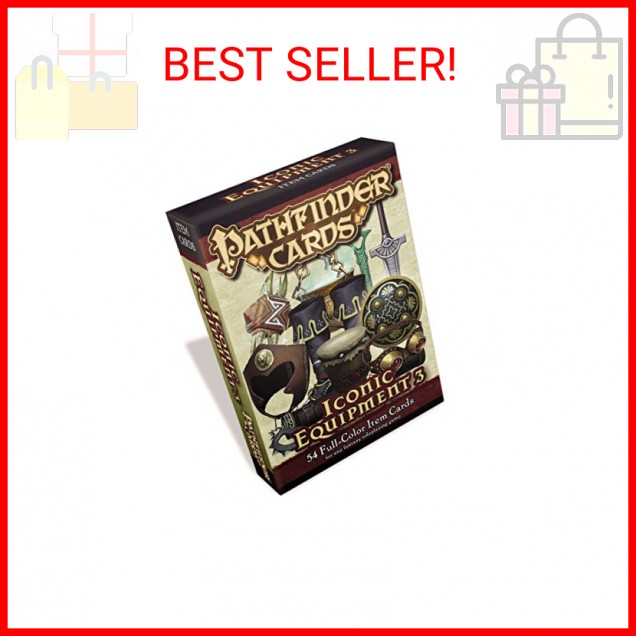 Paizo, Inc. Pathfinder Cards: Iconic Equipment 3 Item Cards Deck