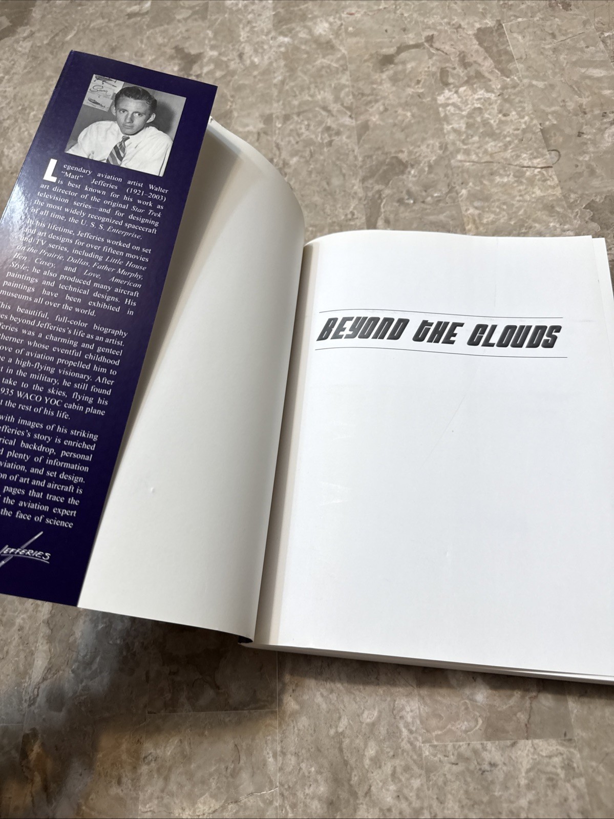 Beyond The Clouds The Lifetime Trek Of Walter Matt Jeffries Signed By Richard L