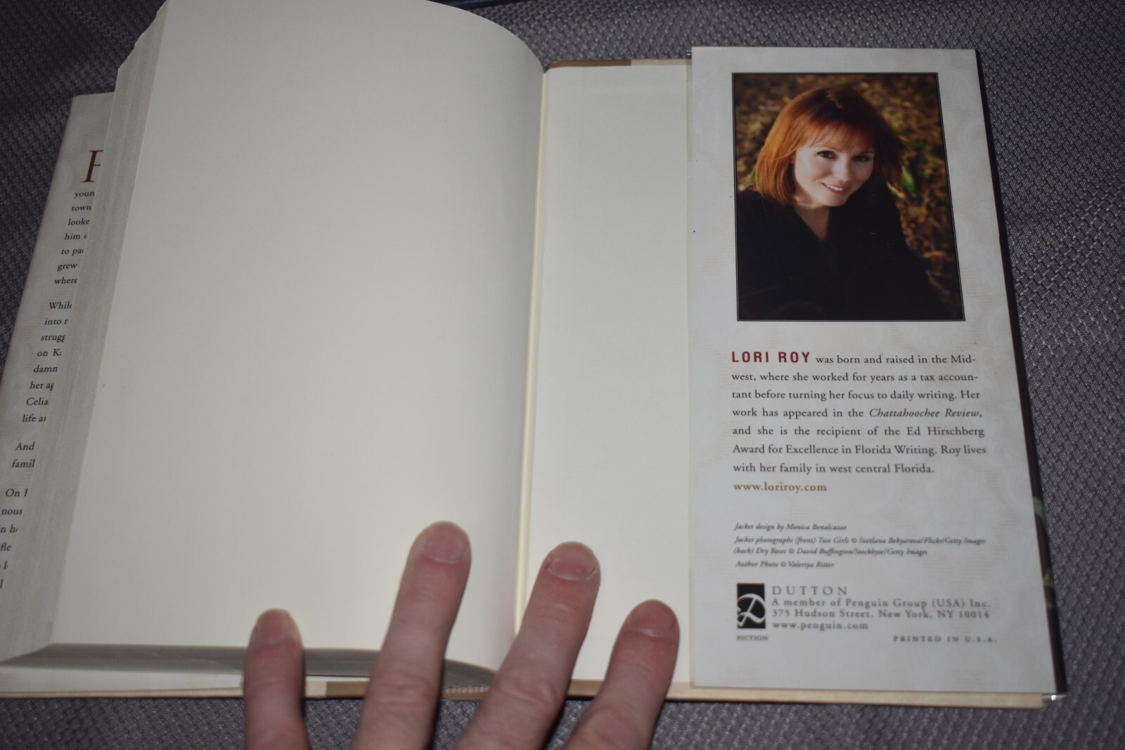 Bent Road by Lori Roy (1st Edition/First Print, signed, hardcover, dust jacket)