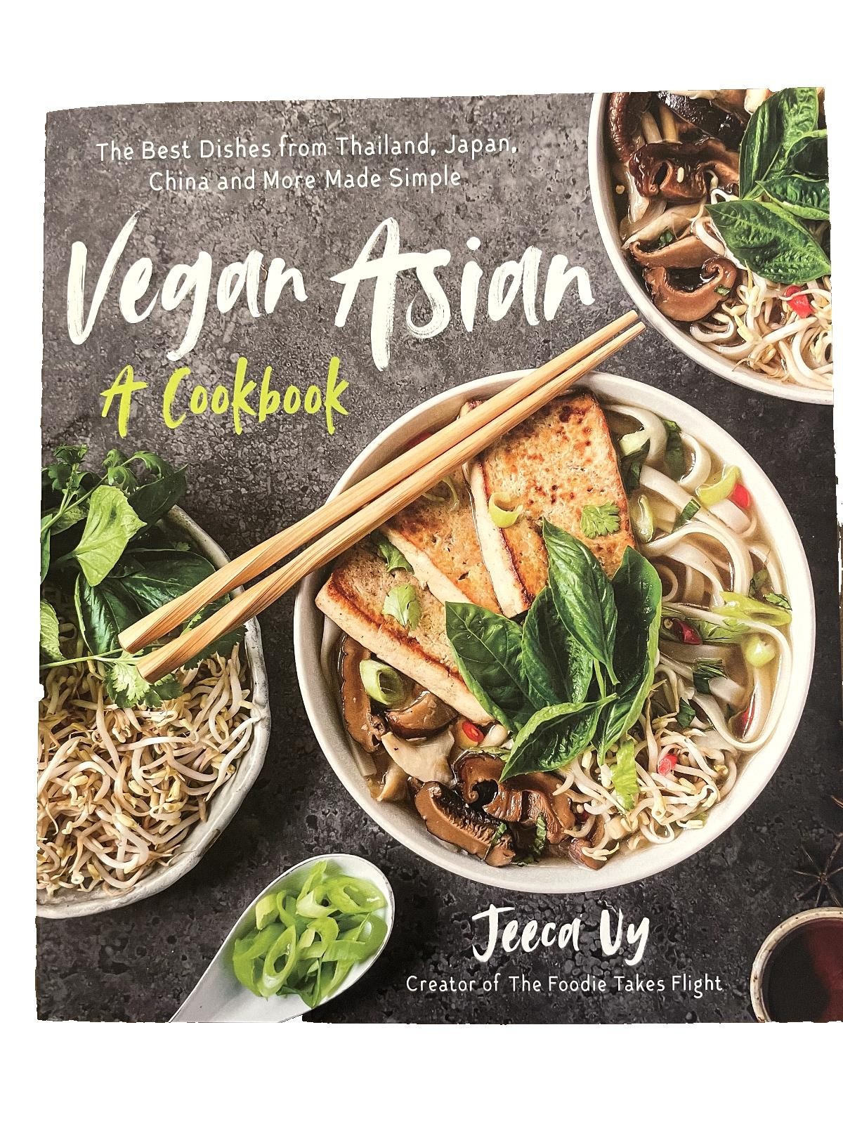 Cookbook Vegan Asian Dishes from Thailand Japan Recipes Book 168 Pages