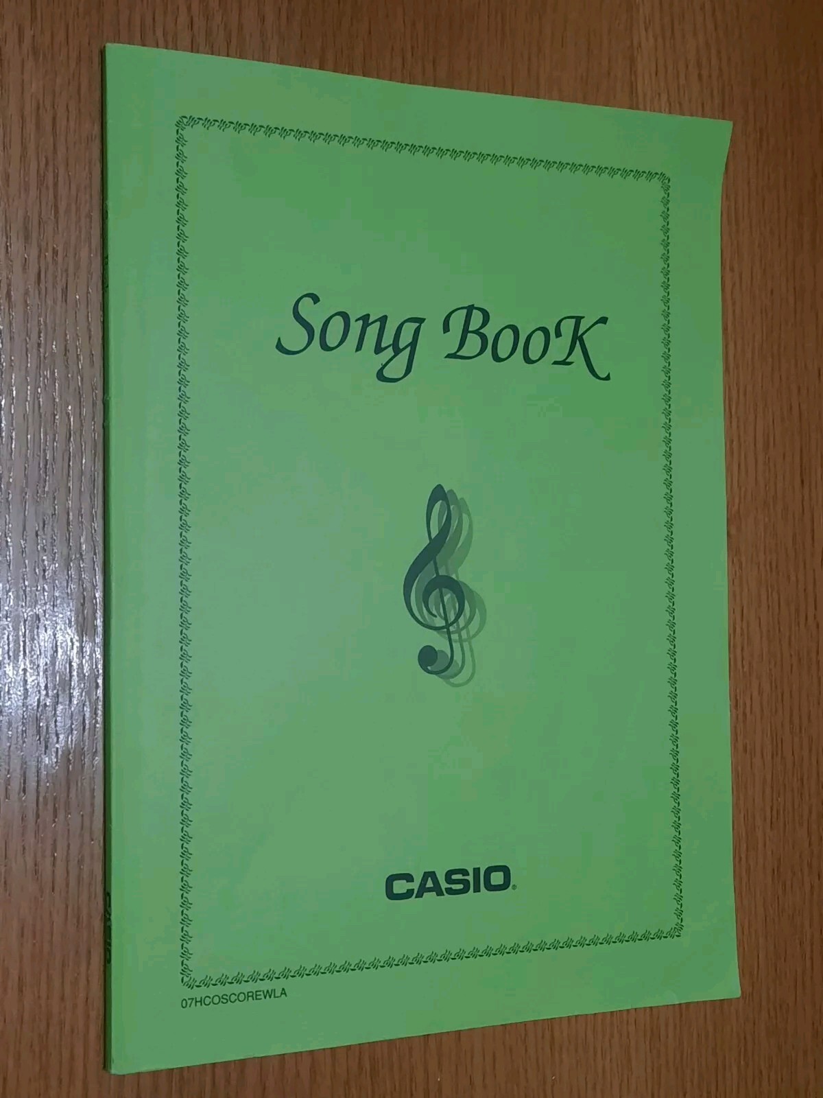 Casio Song Book 07HCOSCOREWLA MA0803-A with 90 Songs 136 Pages