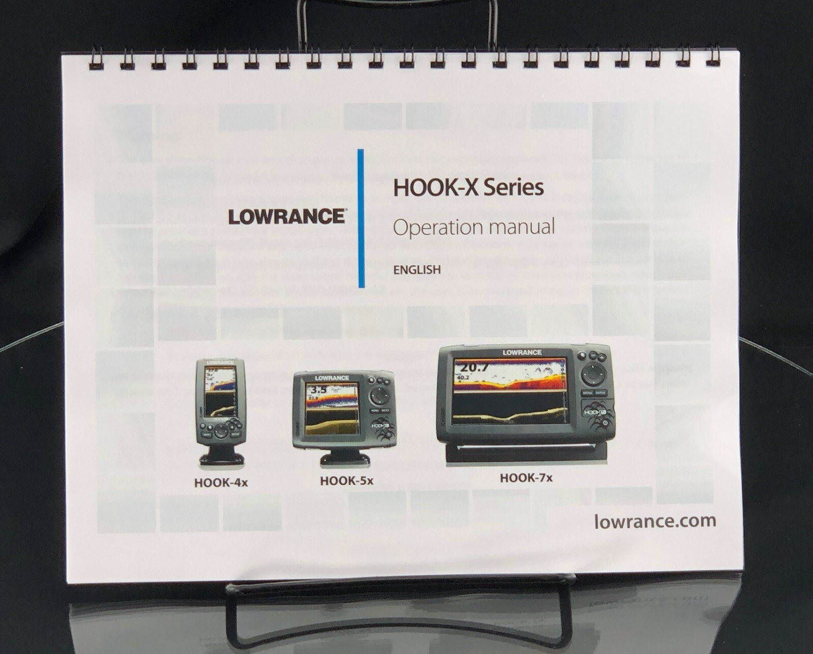 Lowrance HOOK 4X HOOK 5X HOOK 7X Sonar Manual Instructions