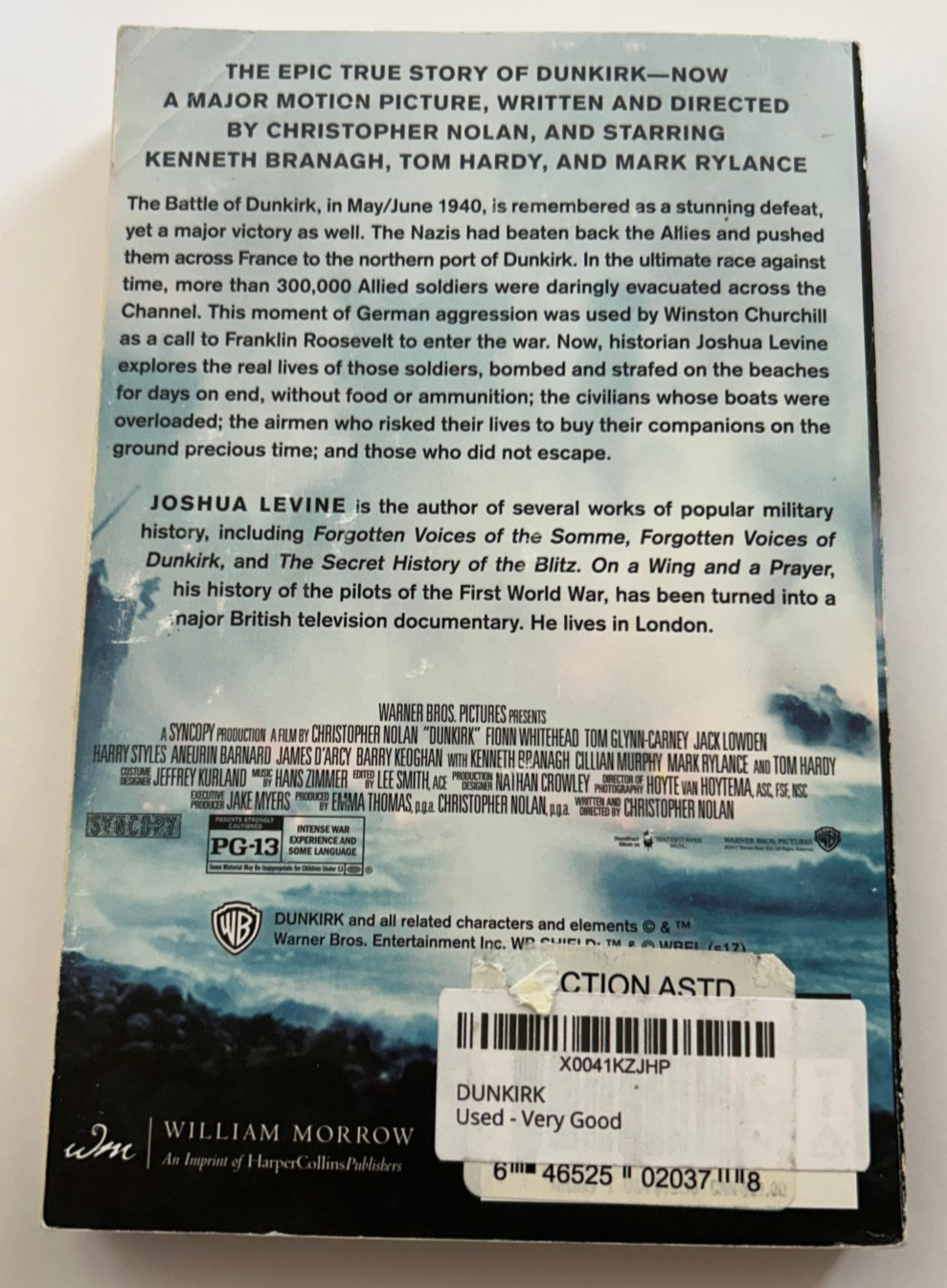 Dunkirk – Paperback By Nolan, Christopher – GOOD