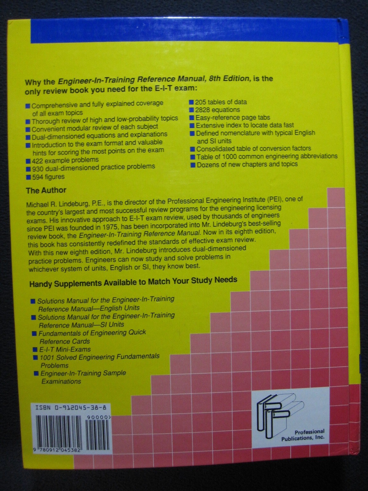 Engineer-In-Training Reference Manual (Engineering reference manual series) Li..