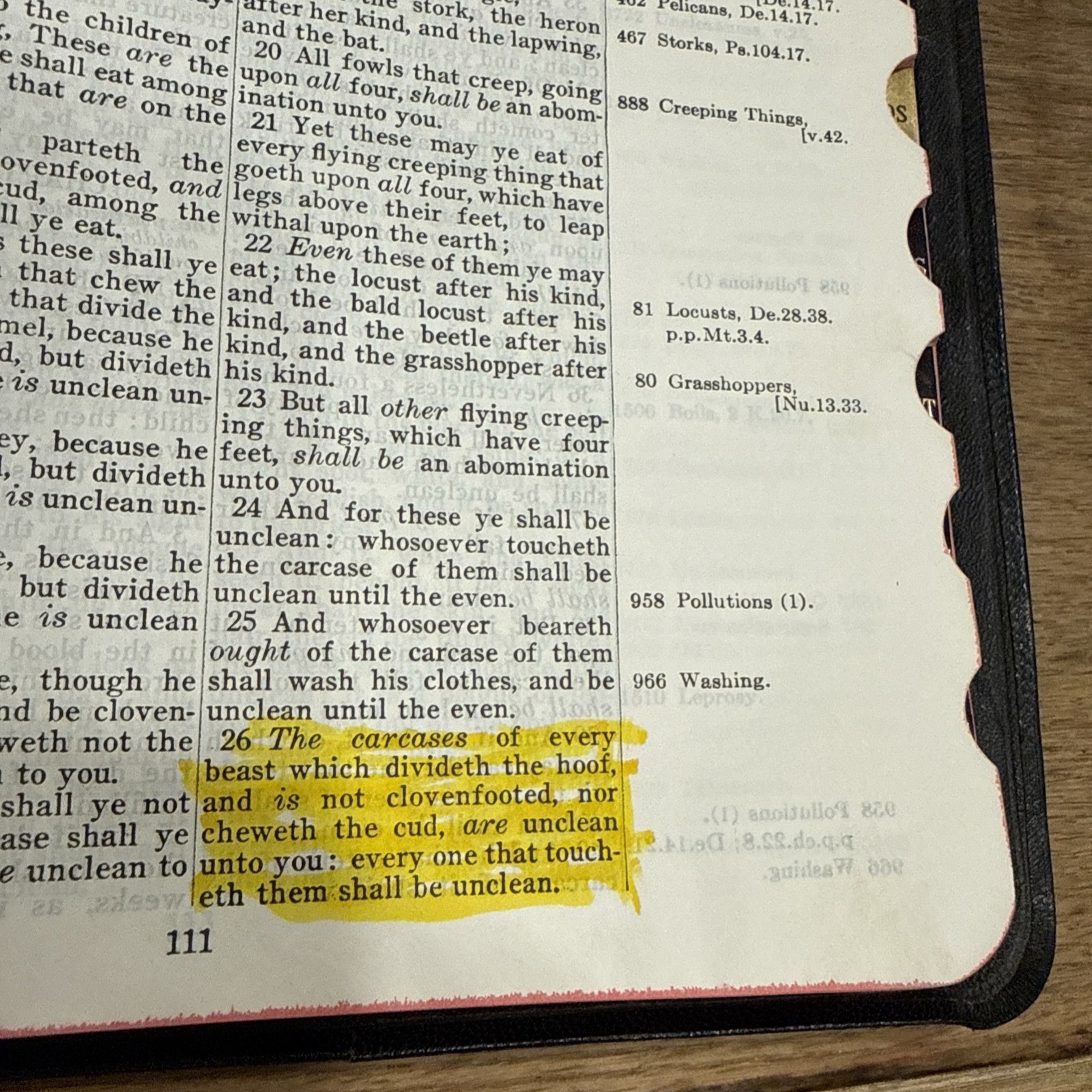 The New Chain Reference Bible Thompson 4th Improved Edition 1964 Kirkbride 51st