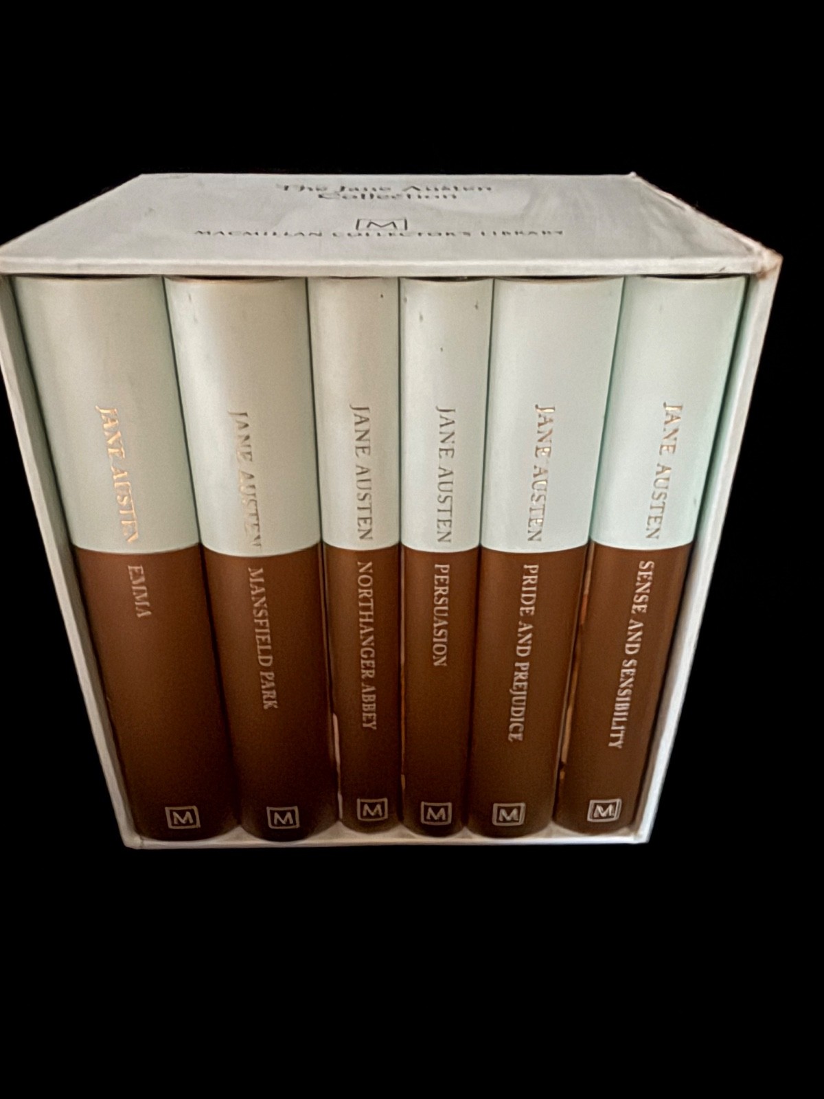 Jane Austen Collection Hardcover Pocketbooks by Macmillian 6 Gilded Novels