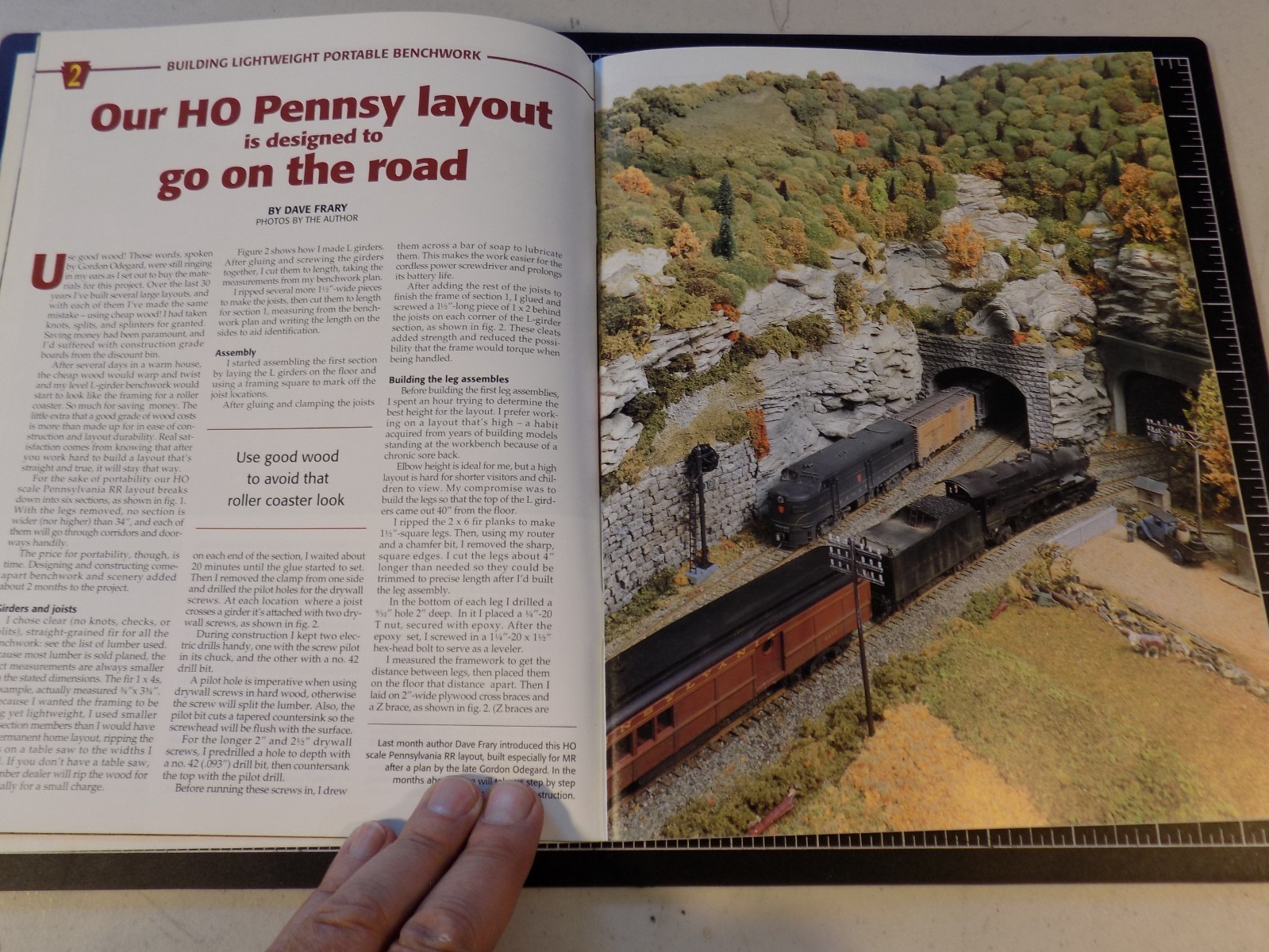 Model Railroader: The Pennsy Middle Division in HO Scale 1966 64pgs (071555)