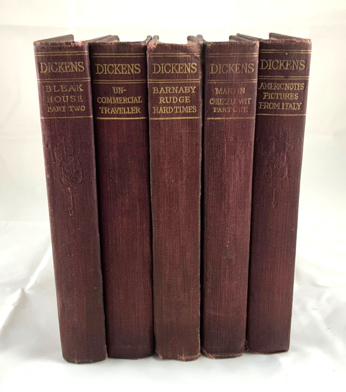 5 Books of WORKS OF CHARLES DICKENS 1911 Collier & Son