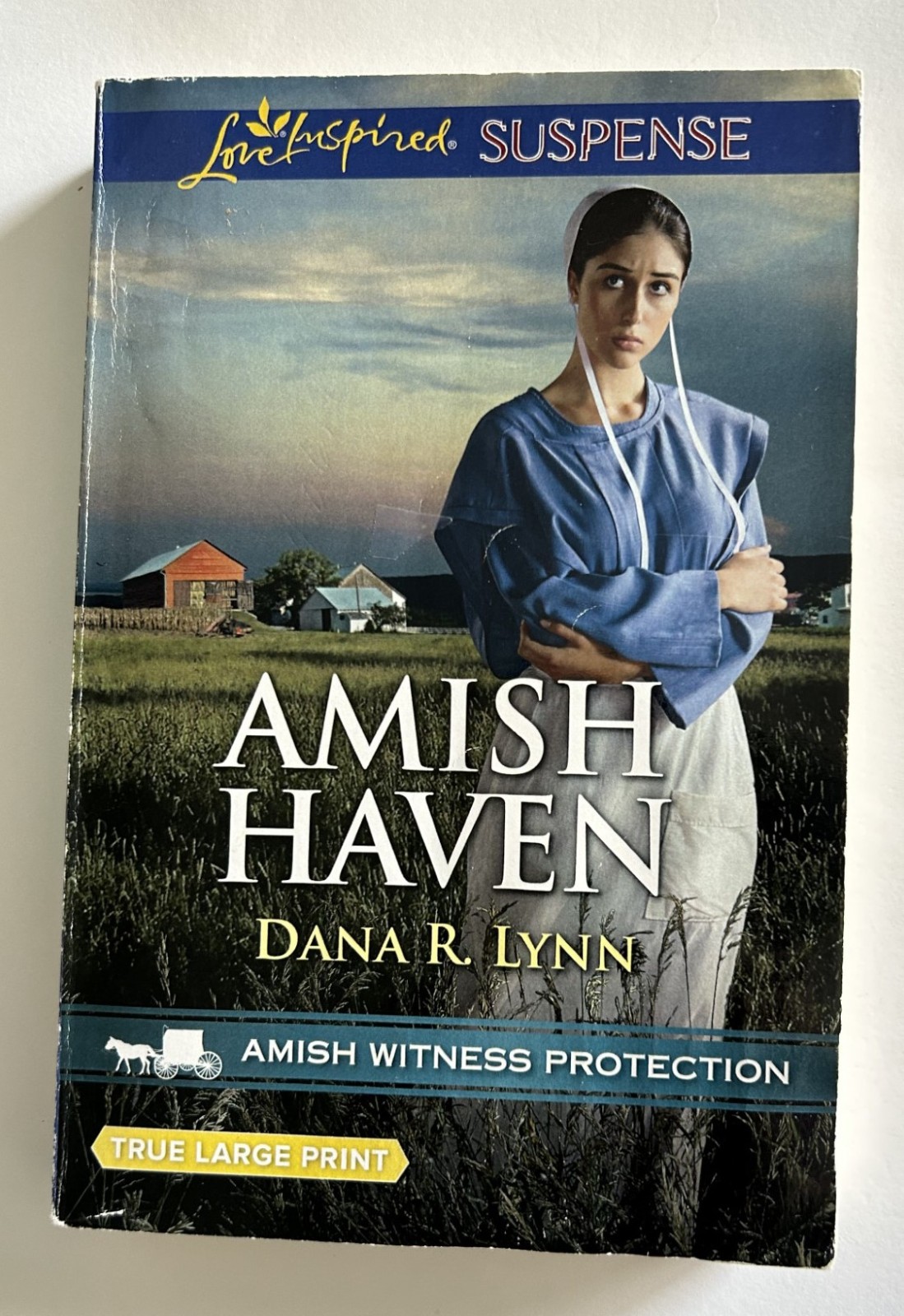 Amish Haven by Dana R. Lynn – Love Inspired Suspense – Large Print
