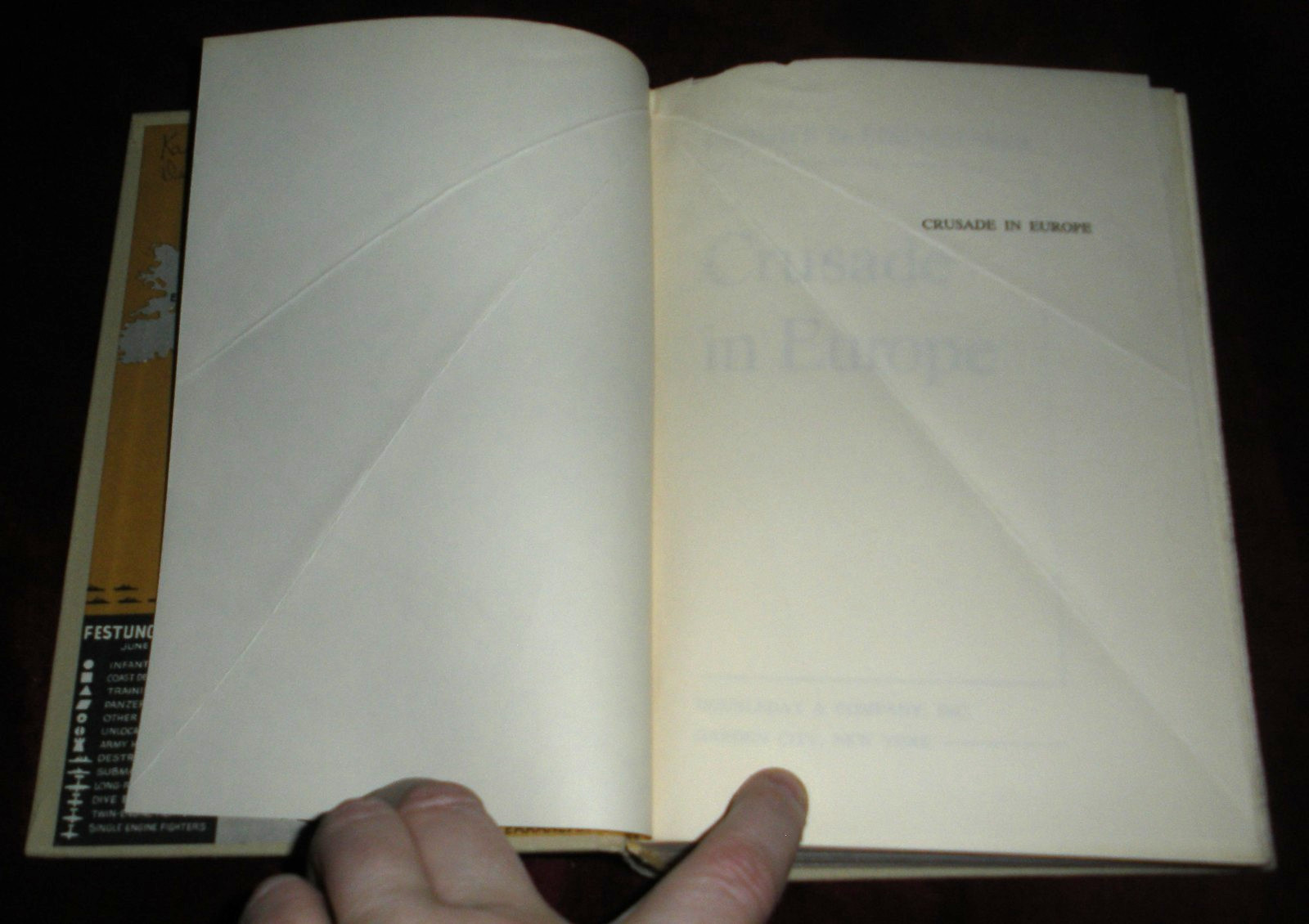 Crusade in Europe General Dwight D. Eisenhower 1948 Hardcover World War II WW2