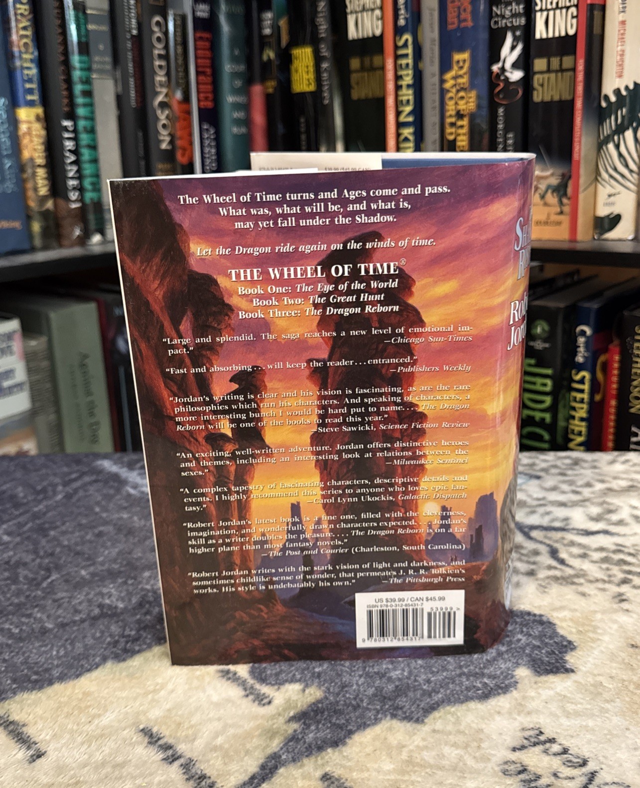 The Shadow Rising – Robert Jordan (Hardcover) Later Print, VG+, Full-Sized