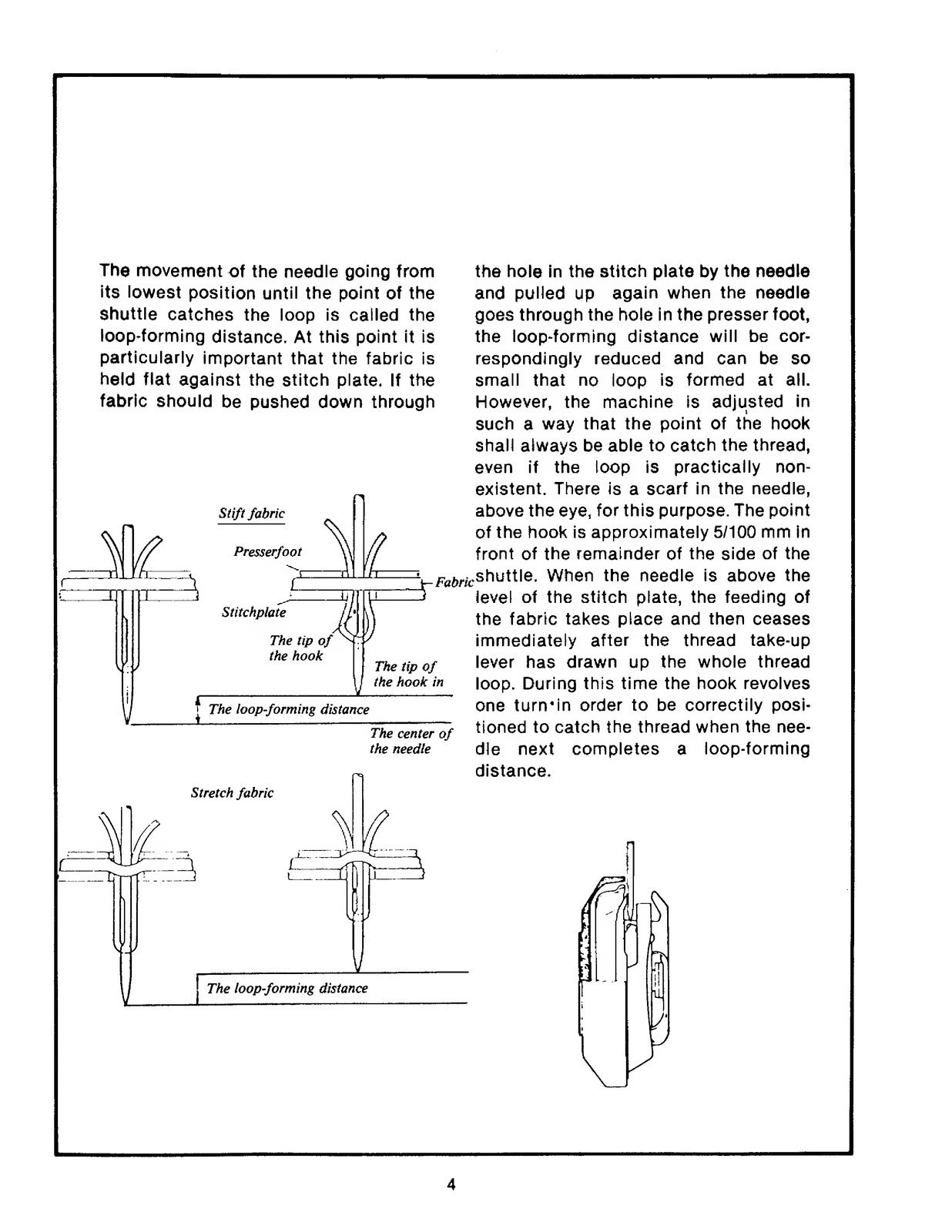 HUSQVARNA Viking 6000 Series Technical Service Manual – LOOP BOUND – COVERING