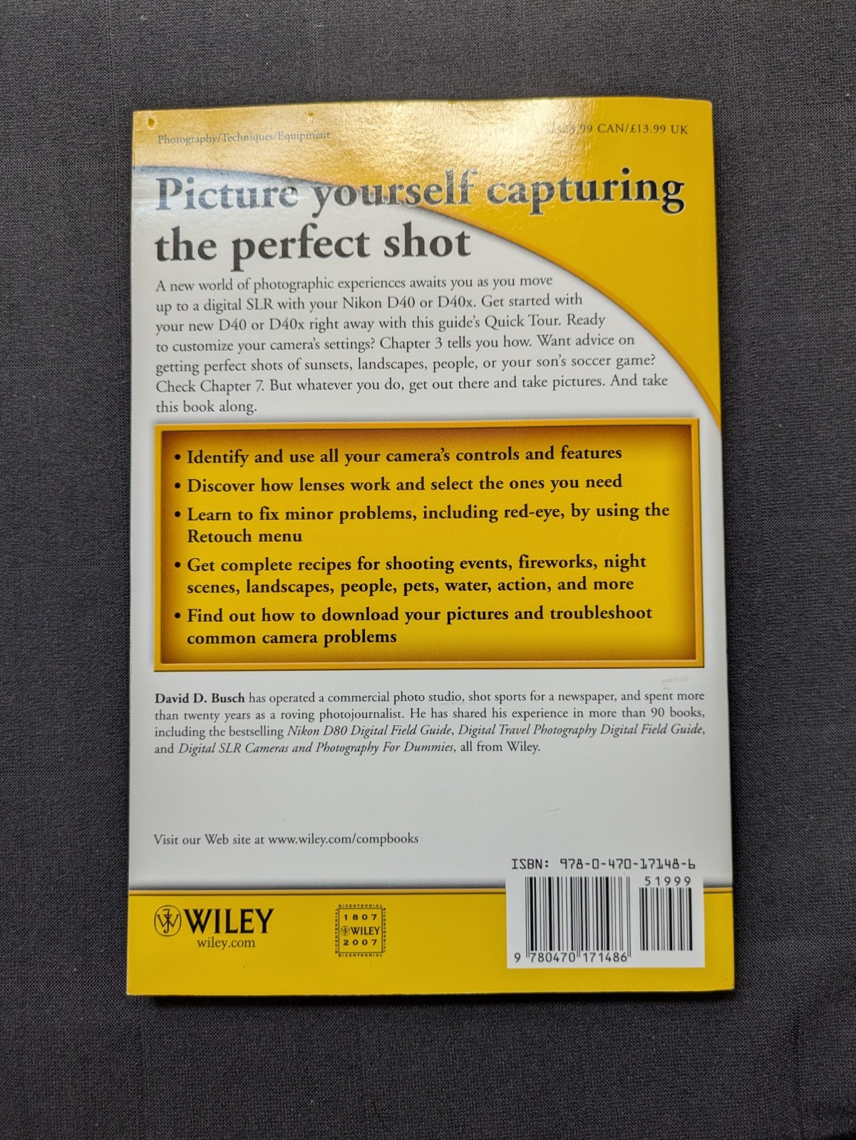 Nikon D40 / D40x Digital Field Guide by David D. Busch