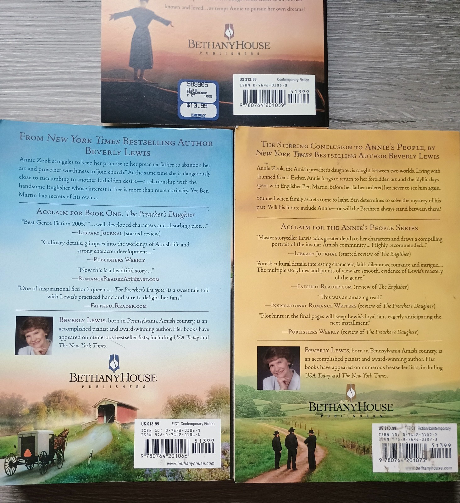 Annie’s People COMPLETE Trilogy by Beverly Lewis – Amish- Mennonite- Fiction