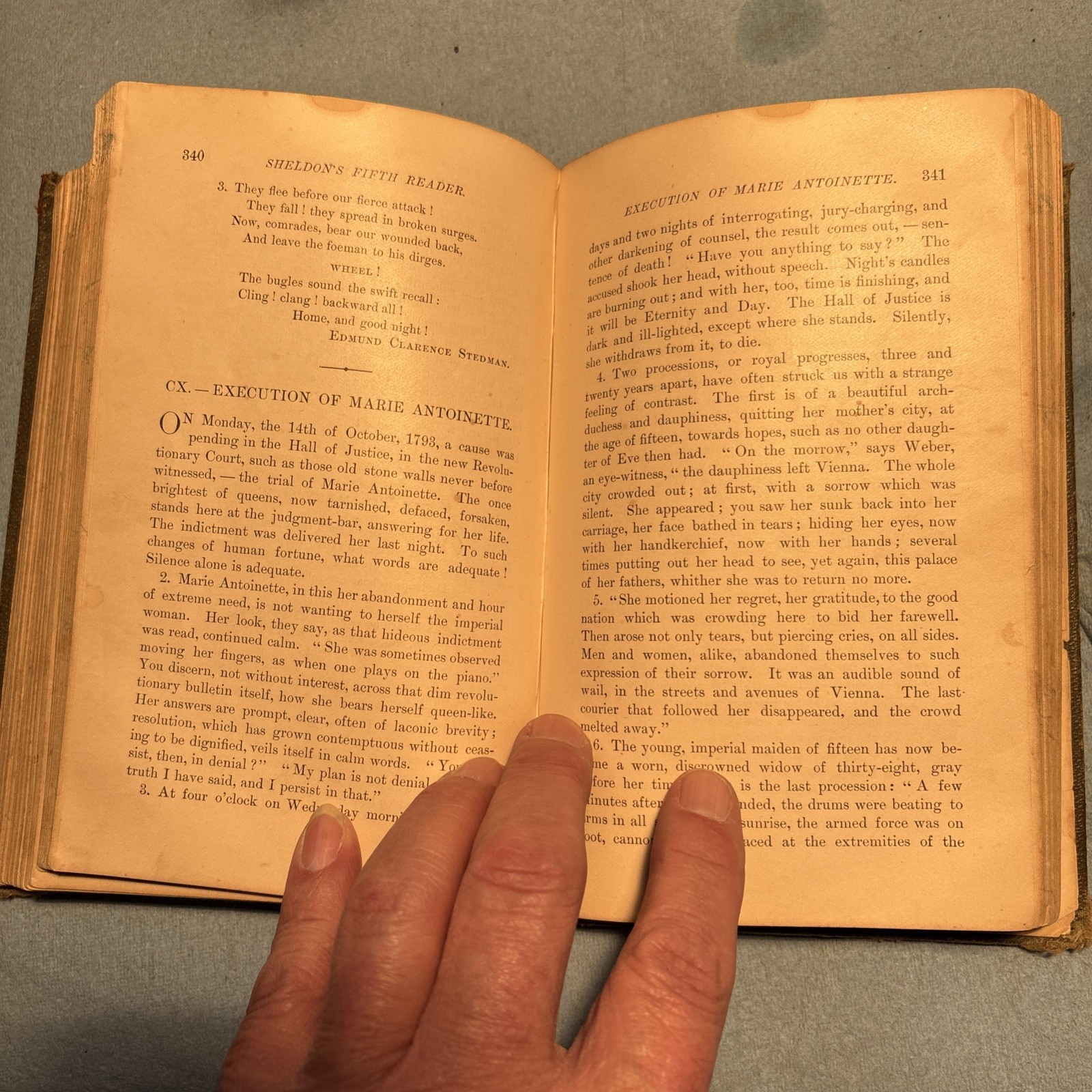 Sheldon’s Fifth Reader By E.A. Sheldon (Scribner,Armstrong,And Co. 1875 free shi