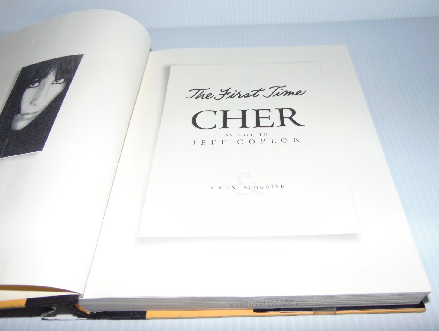 First Time by Jeff Coplon and Cher (1998, Hardcover)