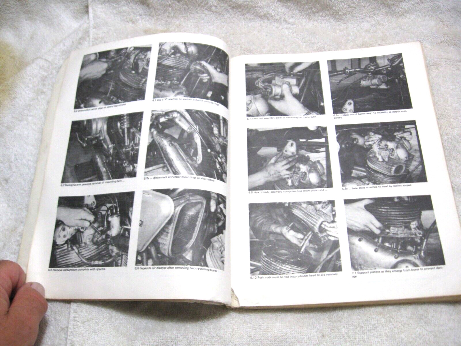 NORTON COMMANDO 745 & 828cc 1968-77 Owners Workshop Manual by Haynes-Motorcycles