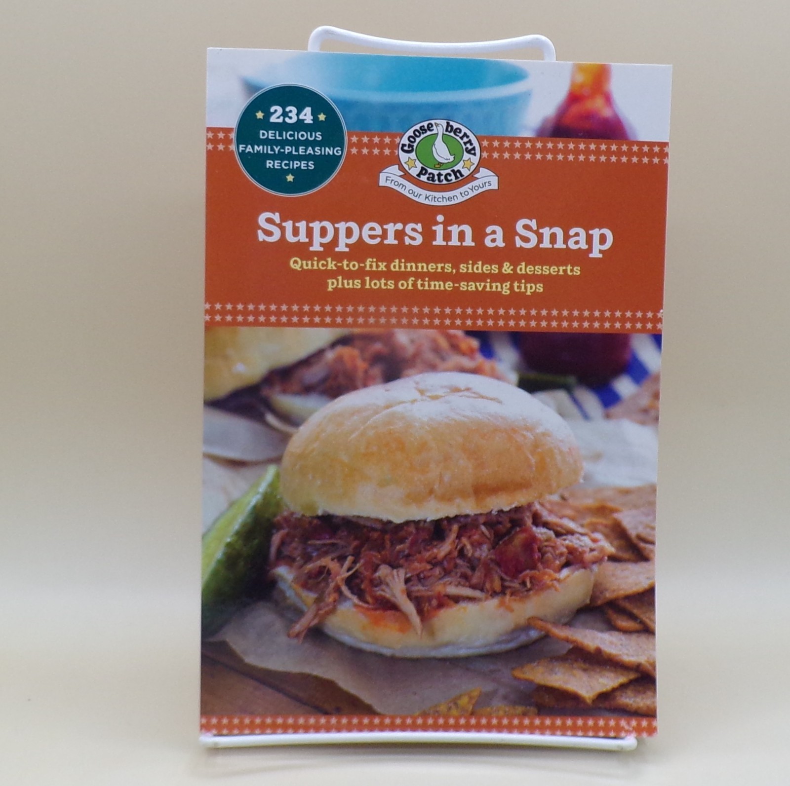 Suppers In A Snap Cookbook Paperback 6″ x 8.75″ x .5″ Gooseberry Patch