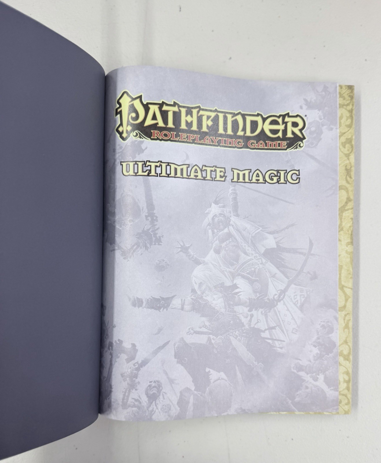 Pathfinder Roleplaying Game : Ultimate Magic by Paizo Inc – 1st Printing