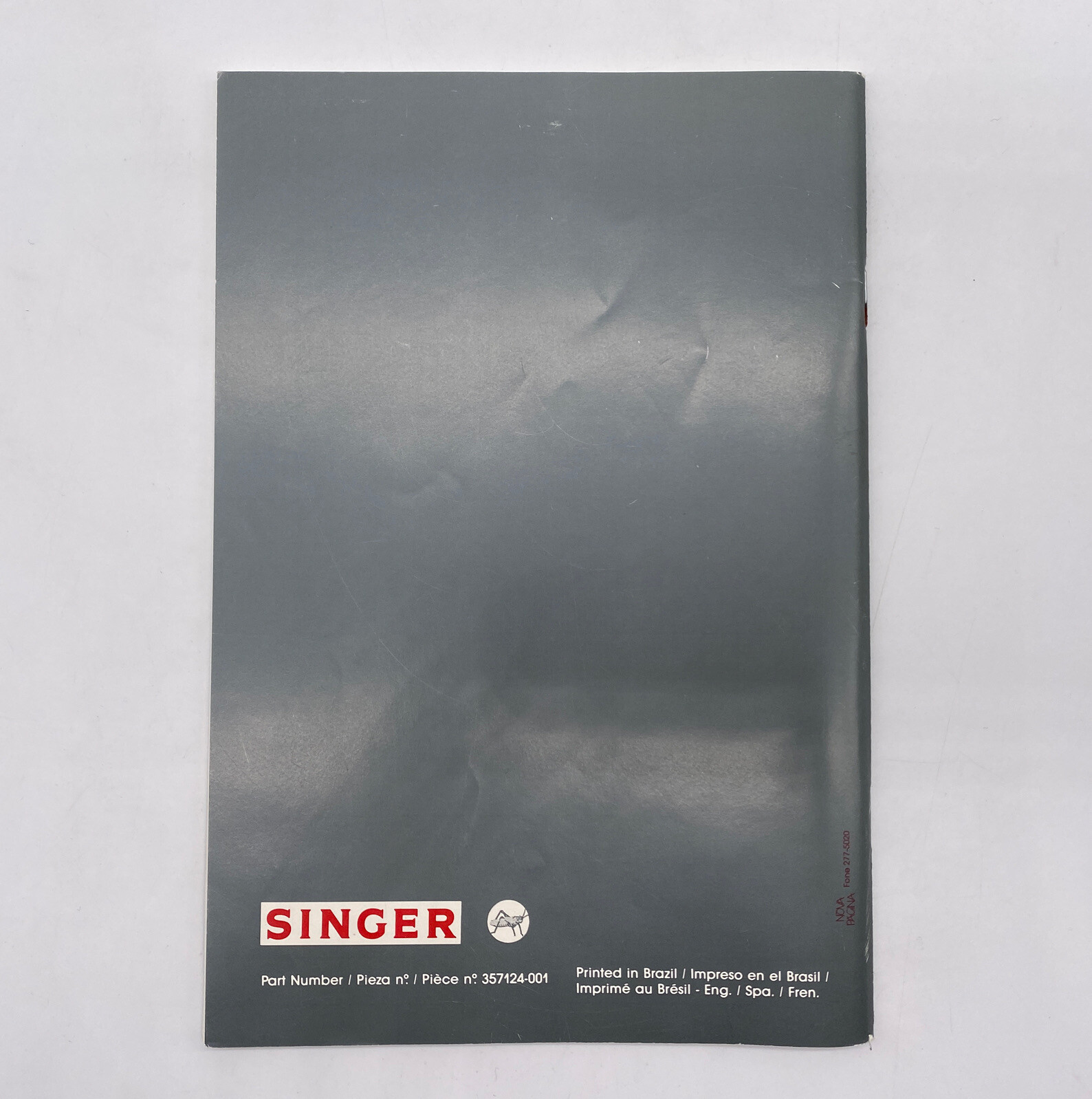 1994 Singer Sewing Machine Instruction Book Owners Manual Paperback