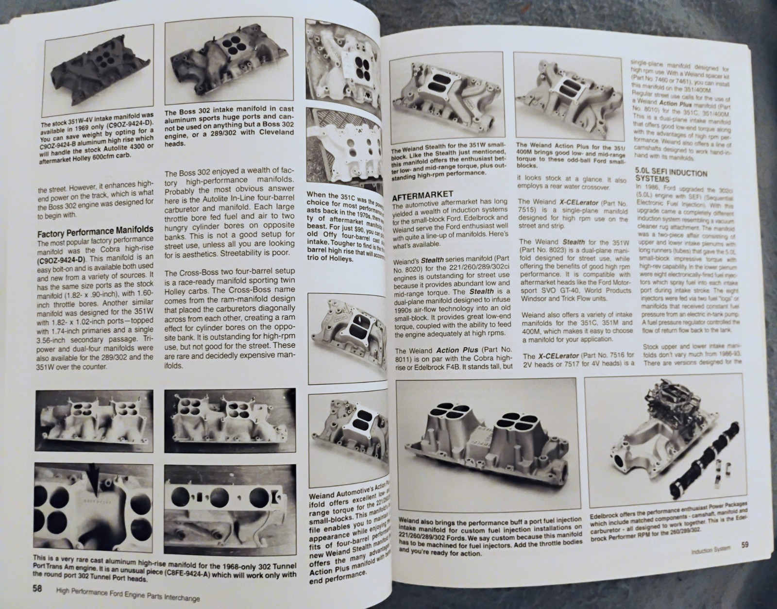 High Performance FORD Engine Parts Interchange George Reid CarTech SA Design