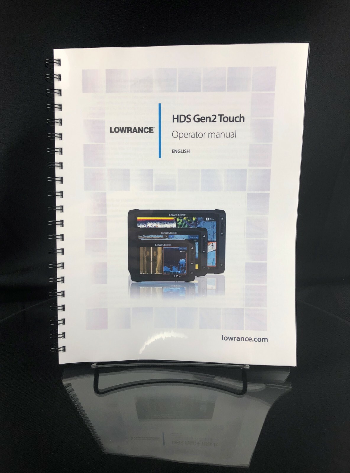 Lowrance HDS Gen 2 Touch Operator Manual User Guide Instructions COIL BOUND