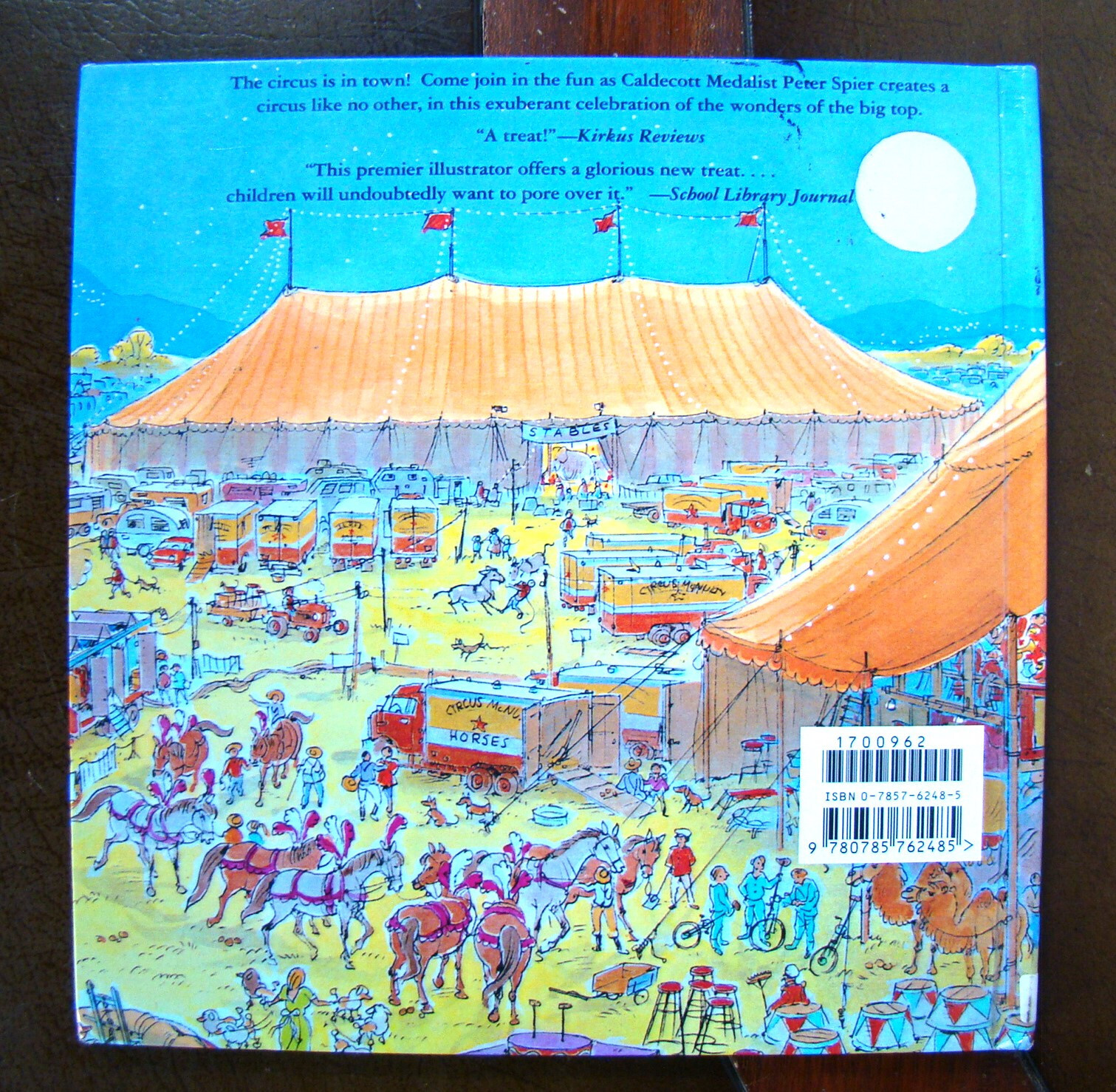 Peter Spier ~6 HC Bks~ Christmas Circus Gobble Jonah Rain Cow Canal Illust ☂🎪🎄