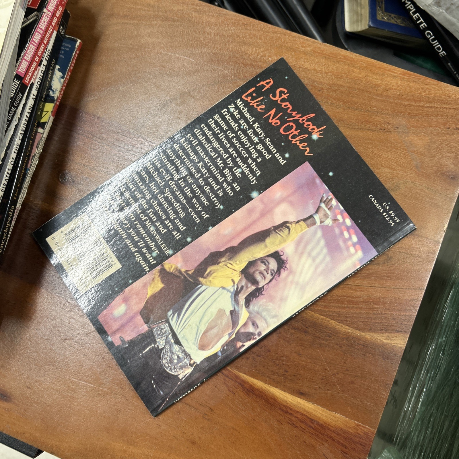 MICHAEL JACKSON~MOONWALKER THE STORYBOOK 1988 1ST EDITION BOOK NOS NEW