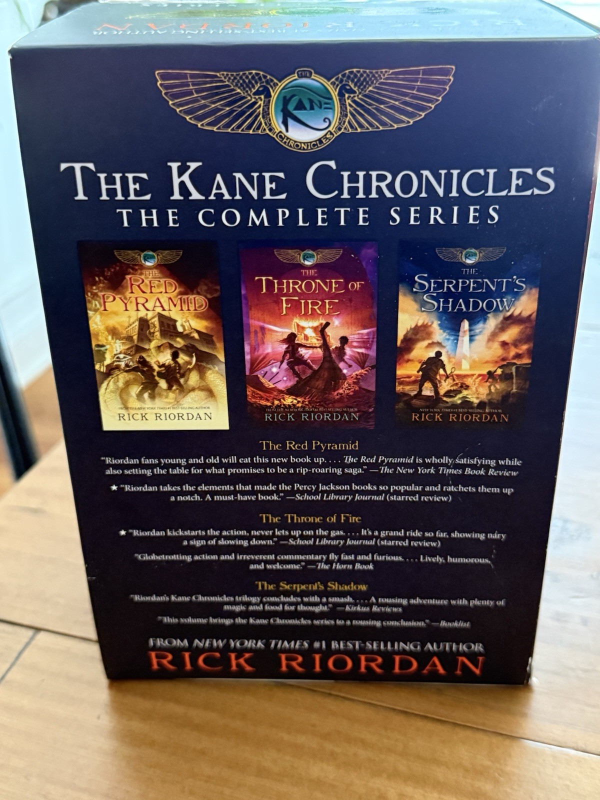 The Kane Chronicles Complete Box Set by Rick Riordan Vol 1-3