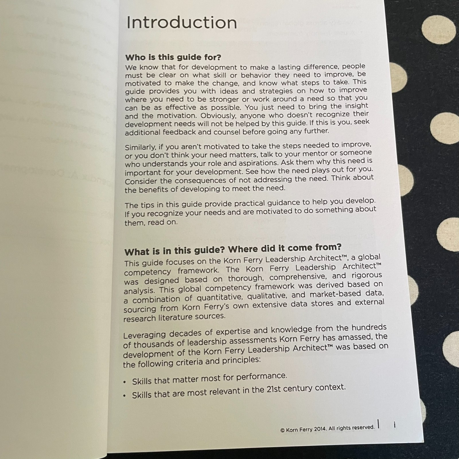 FYI: For Your Improvement – Competencies Development Guide, 6th Edition