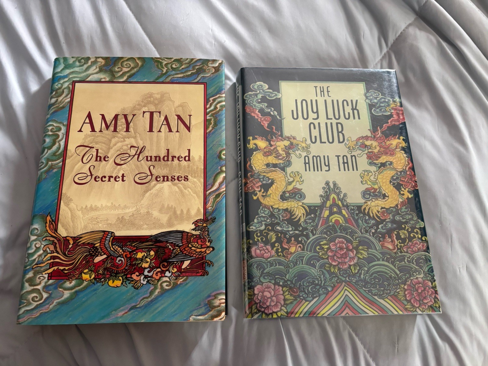 Lot of 2 by Amy Tan : The Joy Luck Club : A Novel & Hundred Secret Senses PB