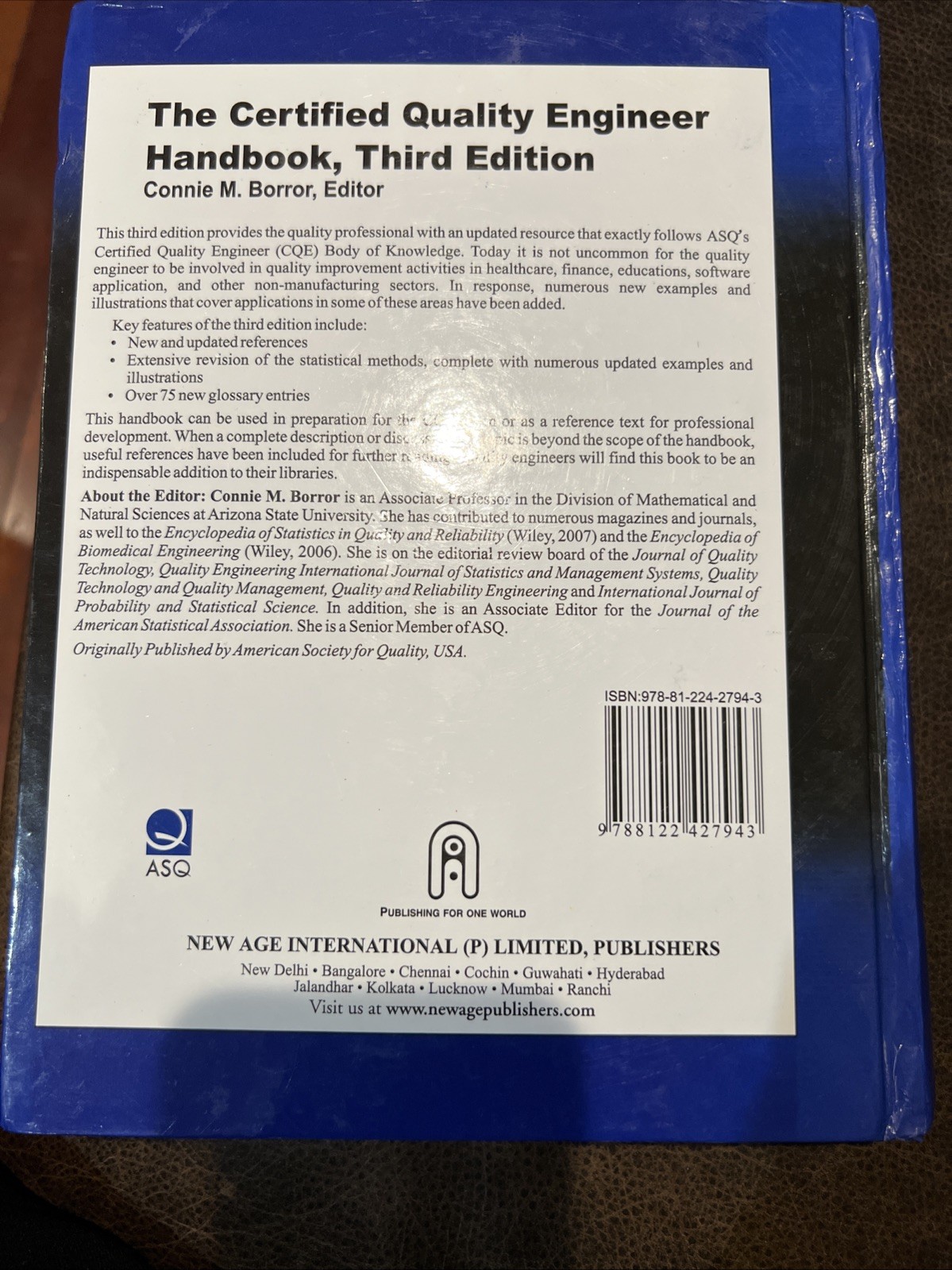 The Certified Quality Engineer Handbook