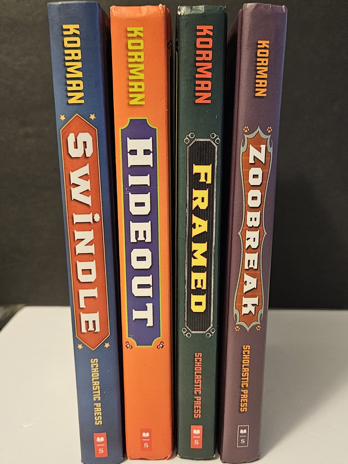 Gordon Korman the “Swindle Series” 5 Books Hardcover 1st Editions
