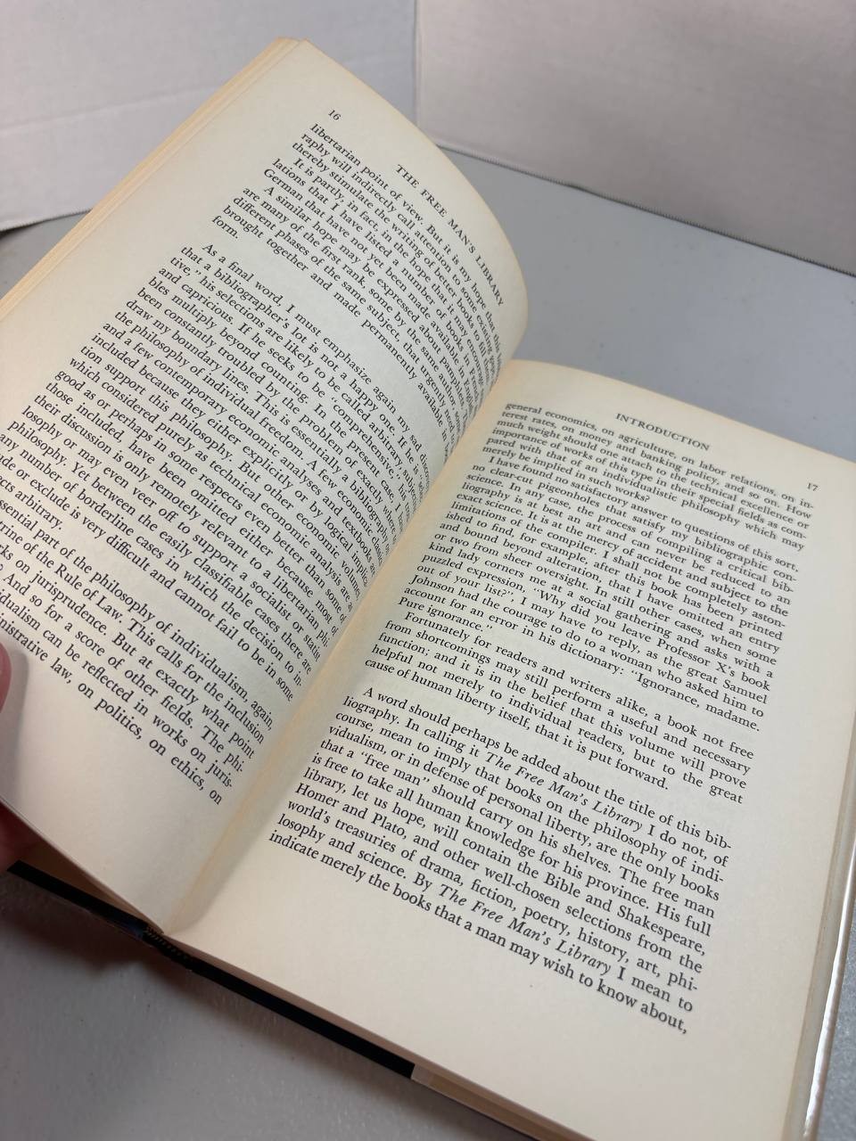 The Free Man s Library Henry Hazlitt 1956 HC DJ First Edition Economics Liberty