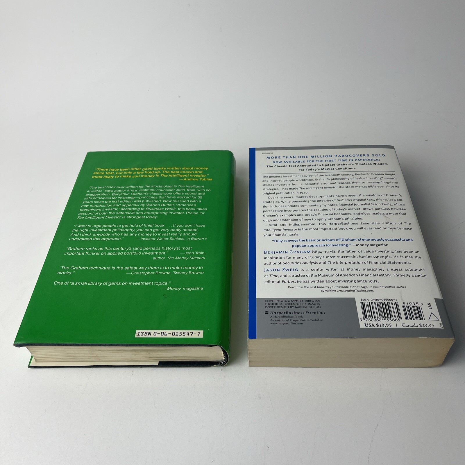 THE INTELLIGENT INVESTER BENJAMIN GRAHAM 4th Revised Warren Buffett – 2 BOOK LOT