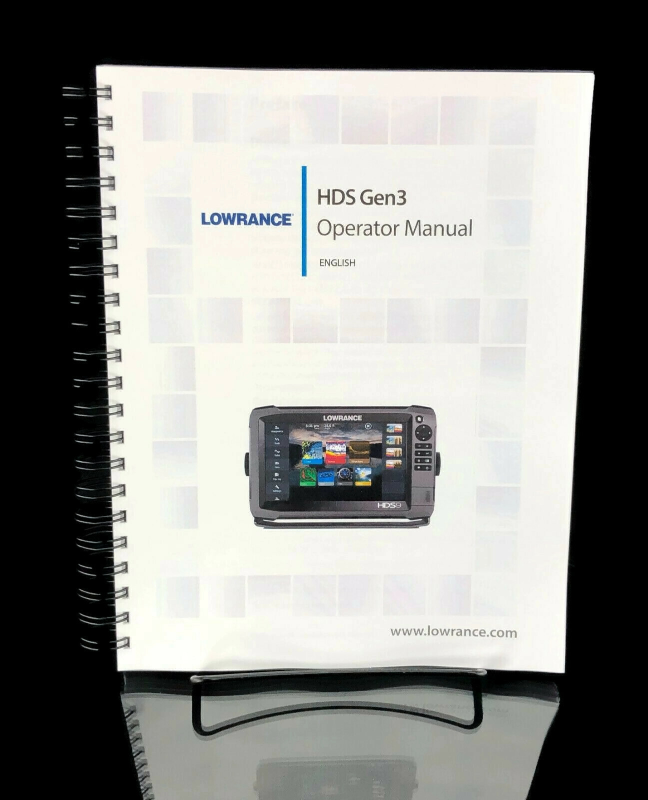 Lowrance HDS Gen3 Fish Finder Chart Plotter HDS9 Operator Manual Instructions