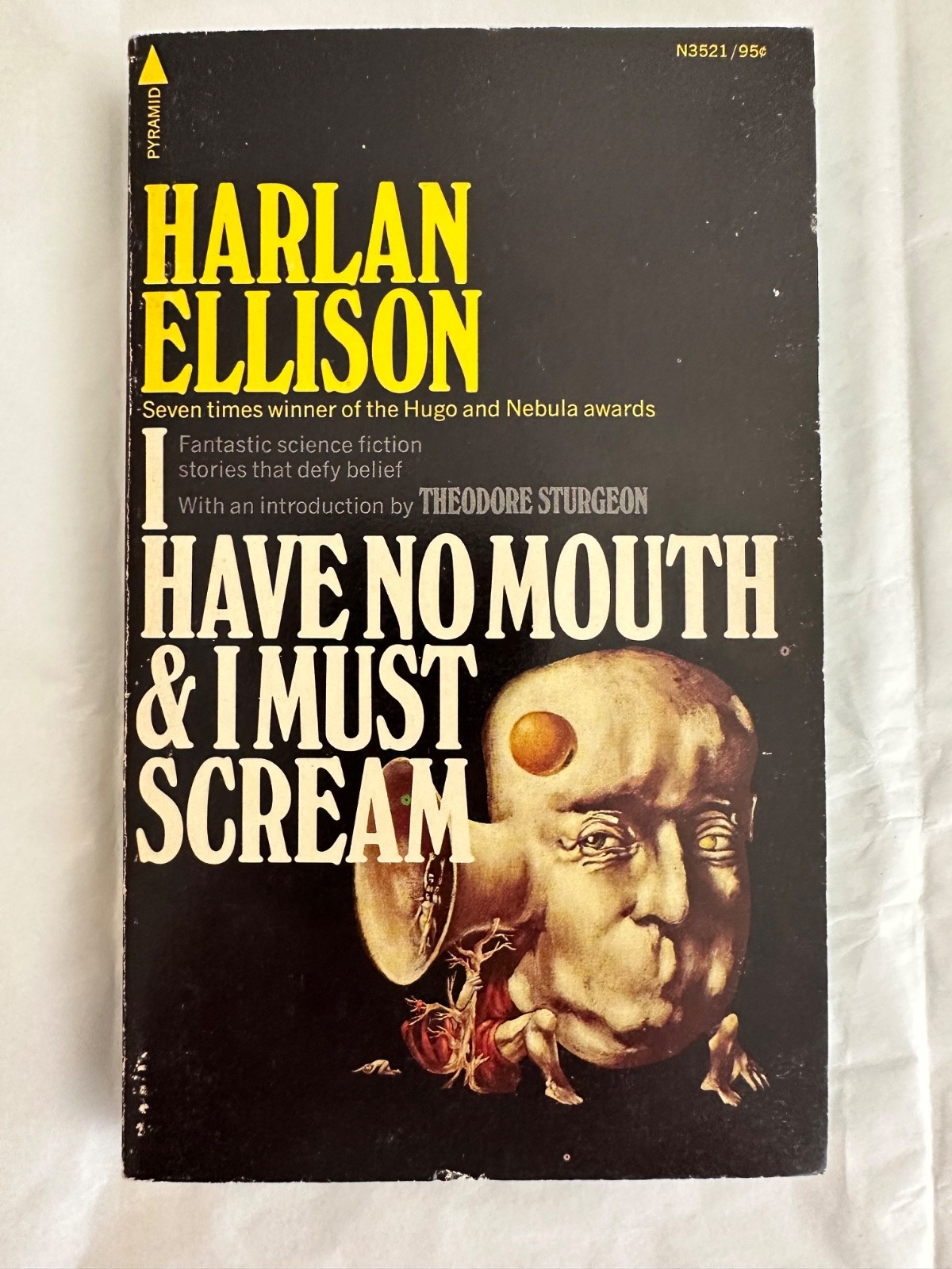 I Have No Mouth & I Must Scream Harlan Ellison 1974 Pyramid Paperback, Beautiful